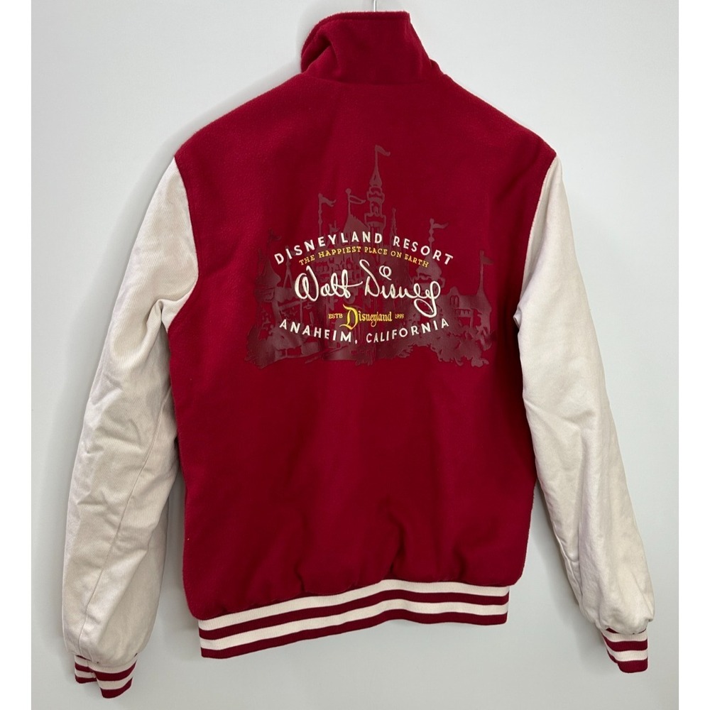Disney Parks | Our Universe Disneyland Resort Red Varsity Letterman Jacket XS - Picture 10 of 16